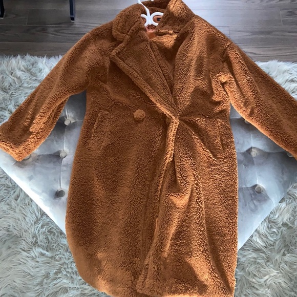 Long teddy coat - Picture 2 of 2